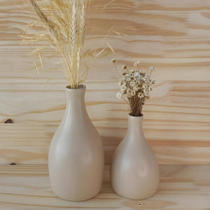 Dupla De Vaso Decorativo Em Cerâmica Para Arranjos