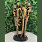 Escultura Família Tradicional – Mãe, Pai, Filho e Filha