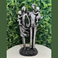 Escultura Família Tradicional – Mãe, Pai, Filho e Filha