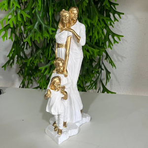 Escultura Família em Harmonia – Casal de Filhos
