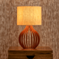 Abajur de Quarto Cúpula de Linho Bivolt-Harmonia do lar