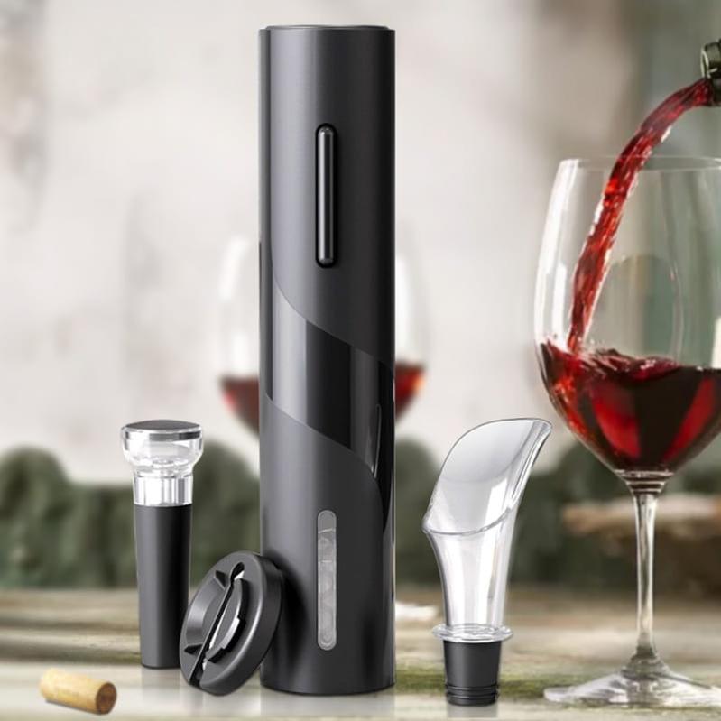 Abridor de Vinho Elétrico Recarregável Kit de Vinho-Harmonia do lar