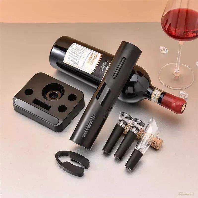 Abridor de Vinho Elétrico Recarregável Kit de Vinho-Harmonia do lar - Harmonia do lar