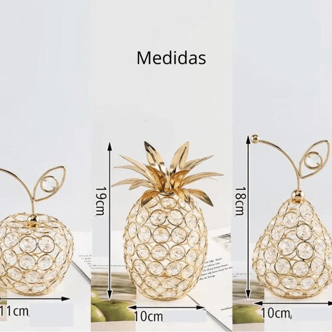 Adorno Decorativo de Frutas Cristal Moderno - Harmonia do lar