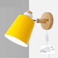 Arandela de Parede Wooden Com Interruptor-Harmonia do lar-Amarelo-