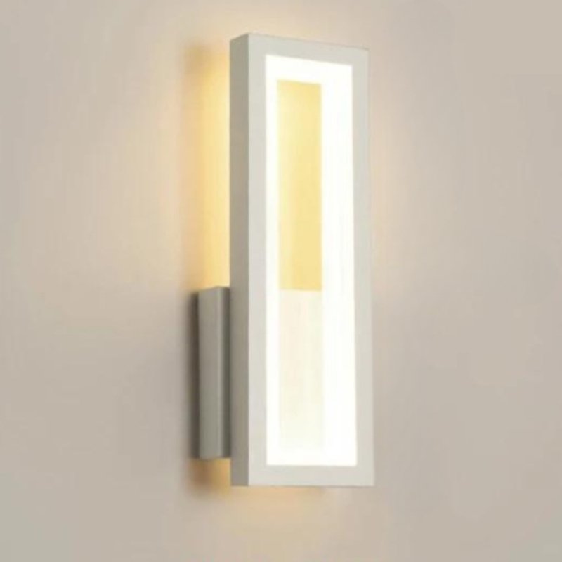 Arandela Moderna Minimalista Led-Harmonia do lar-Branco-Quente-