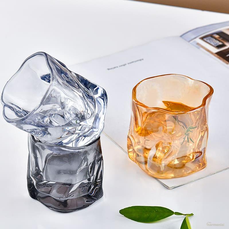 Copo de Whisky Cristal Drinks Irregular -Harmonia do lar