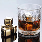Cubos de Gelo Aço Inox Dourado com Pegador -Harmonia do lar - Harmonia do lar