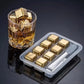 Cubos de Gelo Aço Inox Dourado com Pegador -Harmonia do lar - Harmonia do lar