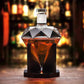 Decanter de Vinho e Whisky Vidro Diamante Home Bar-Harmonia do lar