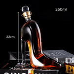 Decanter de Vinho e Whisky Vidro Sapato-Harmonia do lar