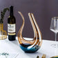 Decanter de Vinho Recipiente de Vidro Cisne Decantador Ambar-Harmonia do lar