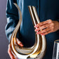 Decanter de Vinho Recipiente de Vidro Cisne Decantador Ambar-Harmonia do lar - Harmonia do lar