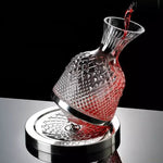 Decanter de Vinho Recipiente de Vidro Cristal Decantador-Harmonia do lar