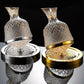 Decanter de Vinho Recipiente de Vidro Cristal Decantador-Harmonia do lar - Harmonia do lar