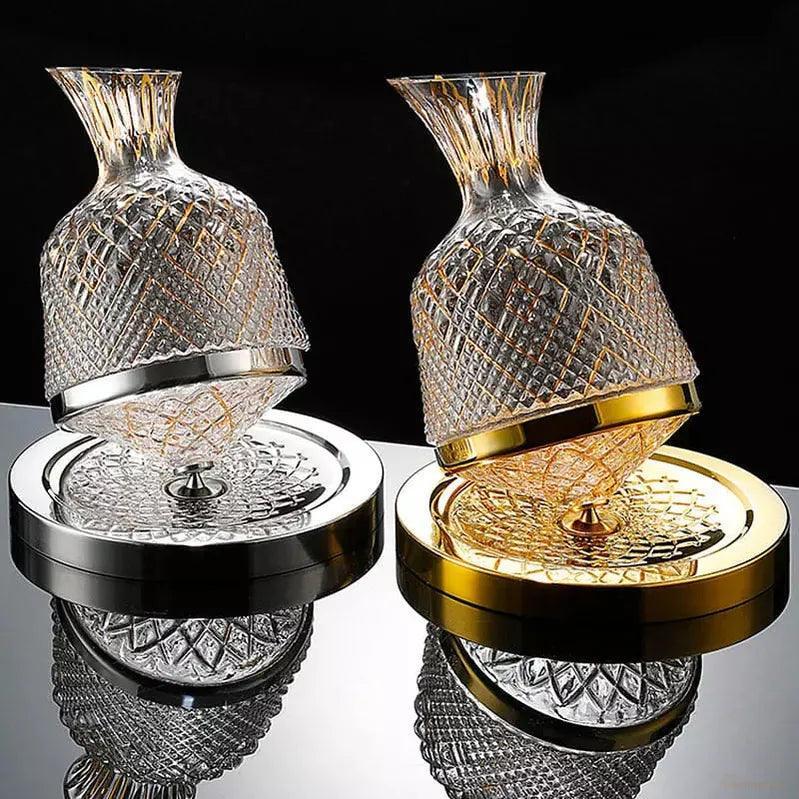 Decanter de Vinho Recipiente de Vidro Cristal Decantador-Harmonia do lar - Harmonia do lar