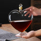 Decanter de Vinho Whisky Coração Vidro-Harmonia do lar - Harmonia do lar