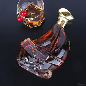 Decanter de Vinho Whisky Vidro Caravela -Harmonia do lar