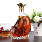 Decanter de Vinho Whisky Vidro Caravela -Harmonia do lar