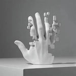 Escultura Decorativa Abstrata Mão Estátua - Harmonia do lar