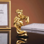 Escultura Decorativa Beijo de Amantes Estatueta - Harmonia do lar