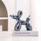 Escultura Decorativa Cachorro Balão Moderna - Harmonia do lar