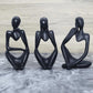 Escultura Decorativa O Pensador Estatueta 3 Peças - Harmonia do lar