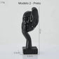 Escultura Decorativa Rosto de Personagem - Harmonia do lar