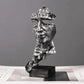 Escultura Decorativa Silêncio Estátua para Mesa - Harmonia do lar