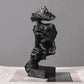 Escultura Decorativa Silêncio Estátua para Mesa - Harmonia do lar