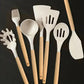 Kit 7 Utensílios De Cozinha De Silicone Antiaderente - Harmonia do lar