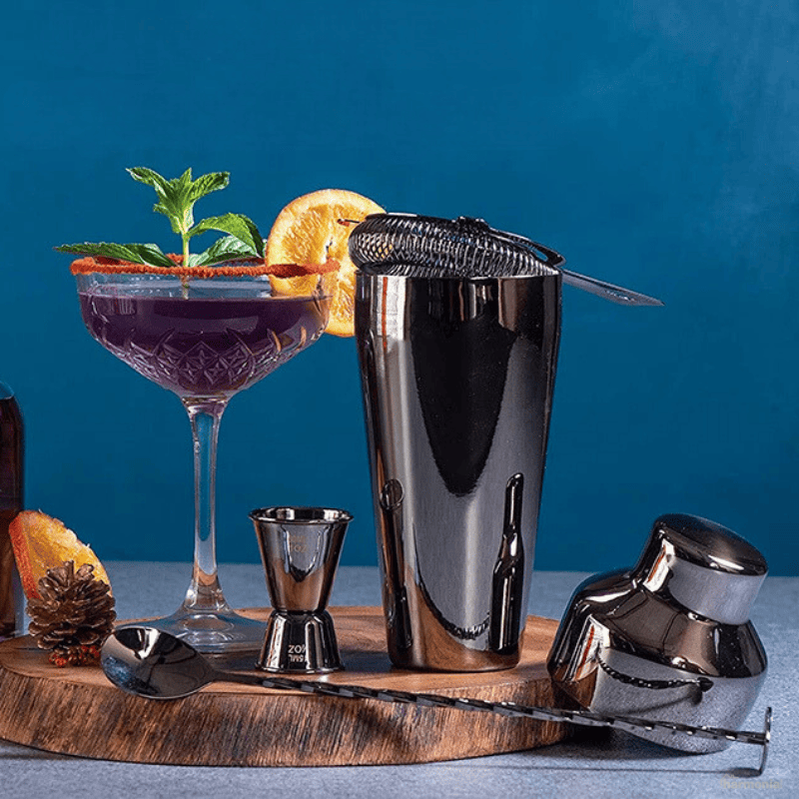 Kit Coqueteleira Inox Drinks Cocktails-Harmonia do lar