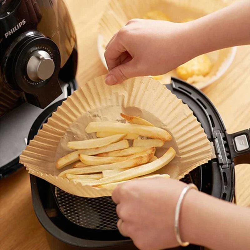 Kit de Formas descartáveis Antiaderente para Air Fryer - Harmonia do lar