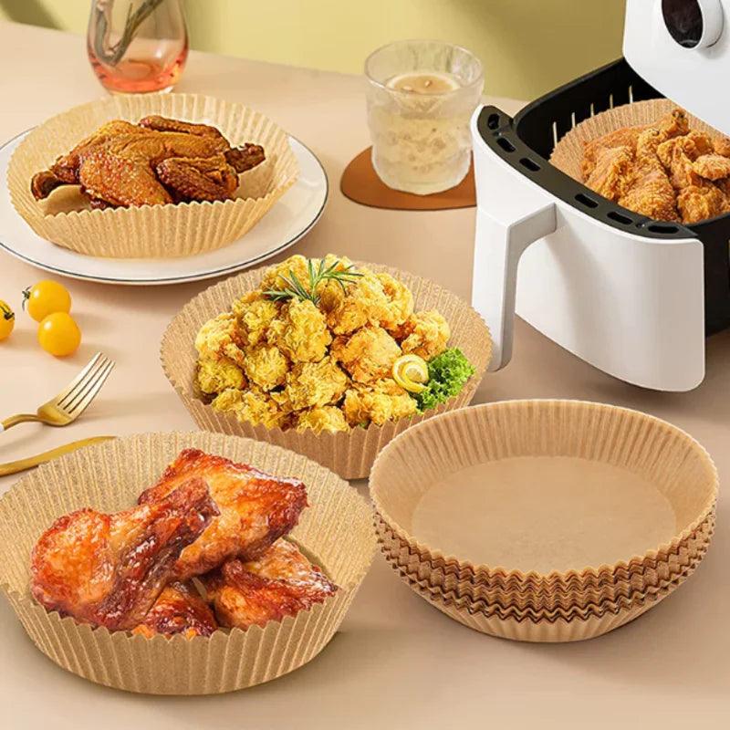 Kit de Formas descartáveis Antiaderente para Air Fryer - Harmonia do lar