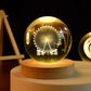 Luminária Cristal Led - Orbe de Luz-Roda gigante-