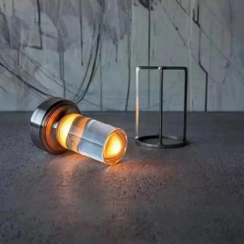 Luminária de Mesa Decorativa em Metal LED Dimerizável - Harmonia do lar