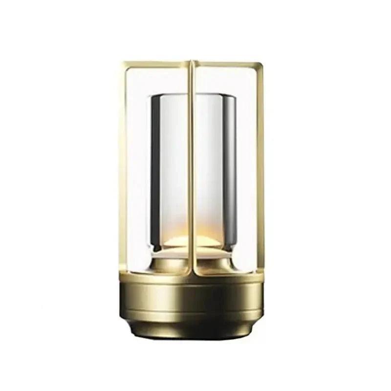 Luminária de Mesa Decorativa em Metal LED Dimerizável - Harmonia do lar