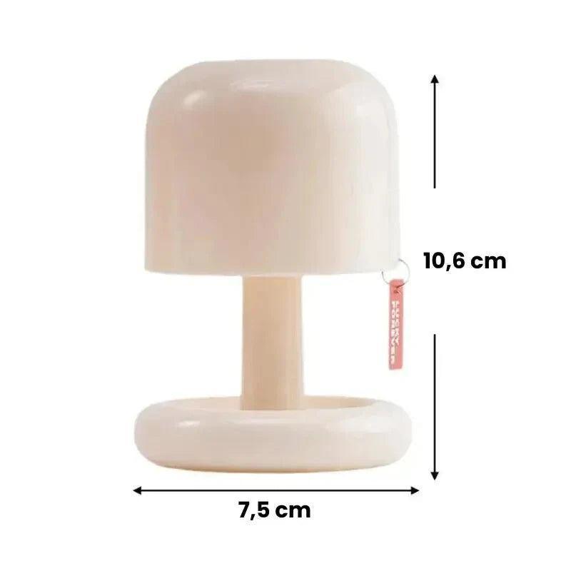 Luminária de Mesa Decorativa Mini Cogumelo USB - Harmonia do lar