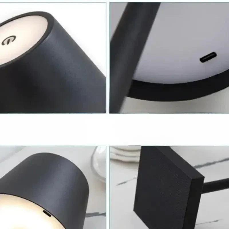 Luminária de Mesa Sem Fio Decorativa Dimerizável - Harmonia do lar