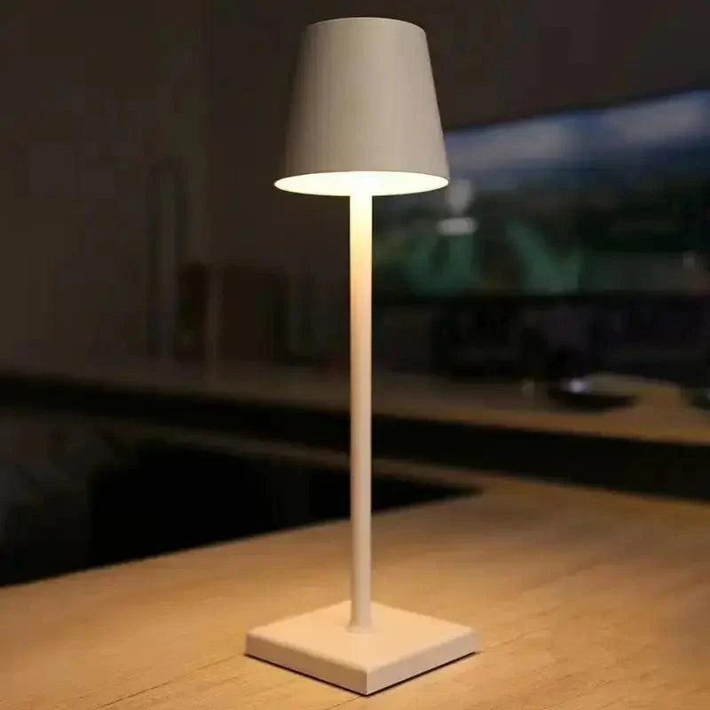 Luminária de Mesa Sem Fio Decorativa Dimerizável - Harmonia do lar
