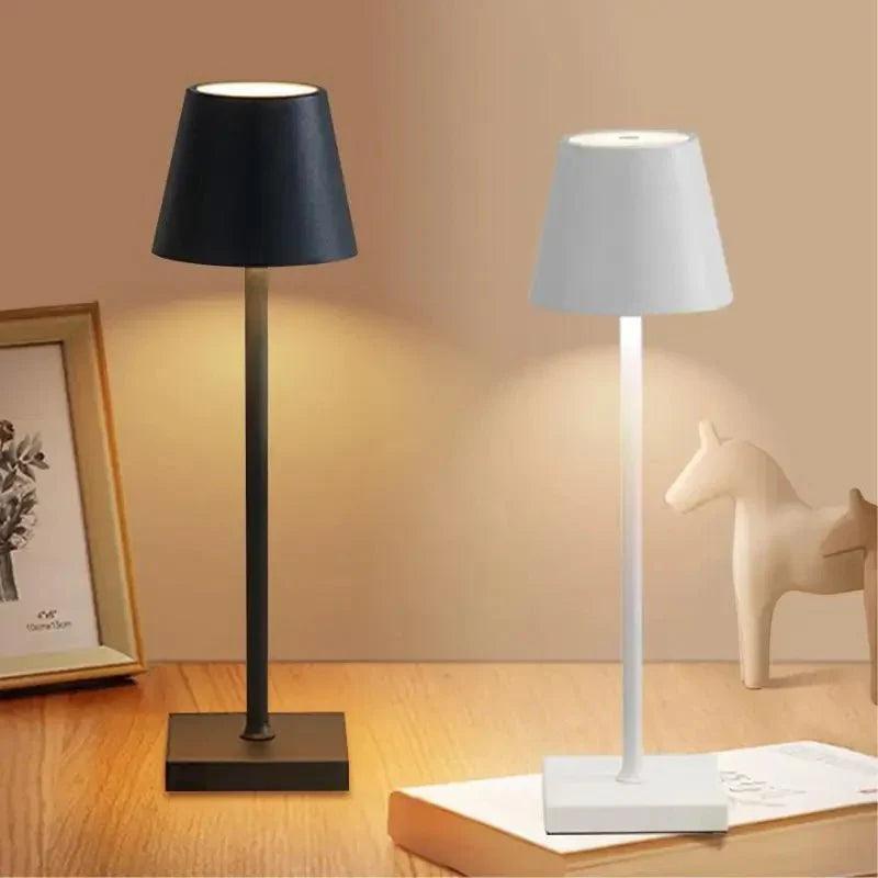 Luminária de Mesa Sem Fio Decorativa Dimerizável - Harmonia do lar