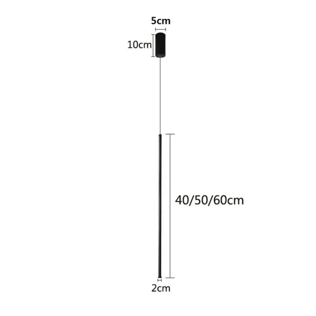 Luminária Pendente de Teto para Quarto/Sala/Cozinha/Banheiro LED - Harmonia do lar