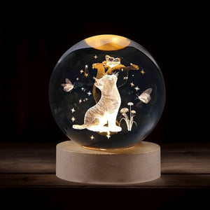 Luminária Reflexo Felino – Luz & Cristal-