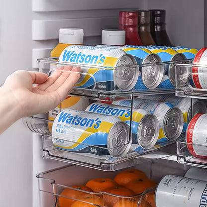 Organizador de Latas para Geladeira Automático - Harmonia do lar