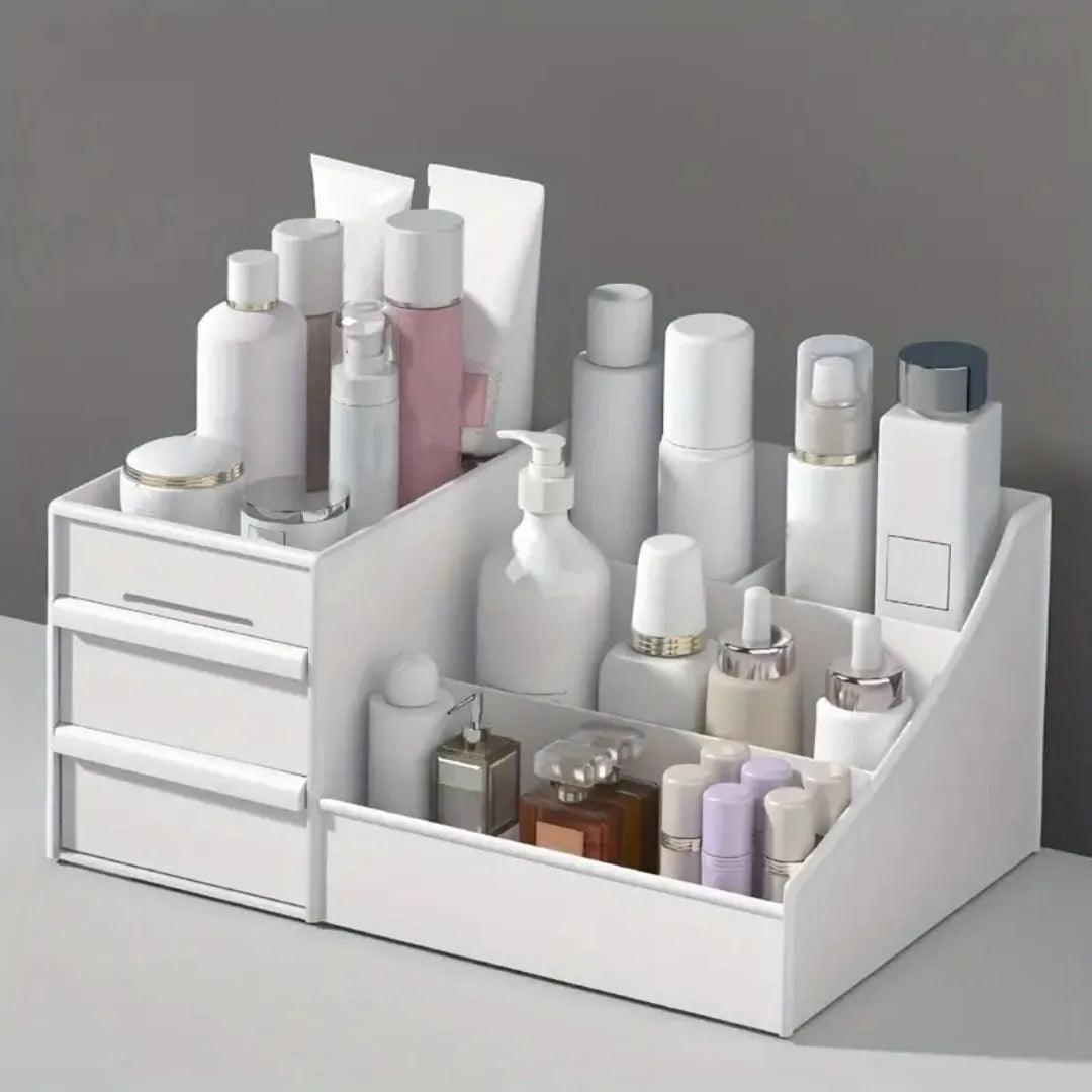 Organizador de Maquiagem e Cosméticos Grande com Gavetas - Harmonia do lar