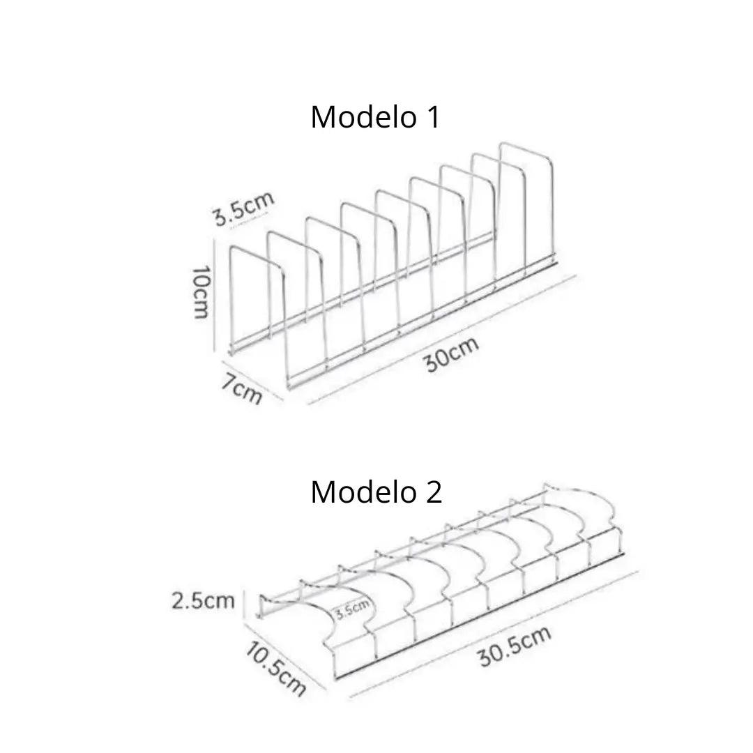 Organizador de Pratos Vertical para Cozinha - Harmonia do lar