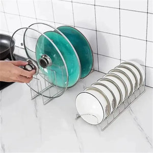 Organizador de Pratos Vertical para Cozinha - Decoração - Harmonia do lar