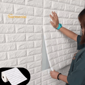 Papel de parede 3D adesivo - Harmonia do lar
