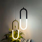 Luminária Pendente Minimalista Metal e Led - Harmonia do lar