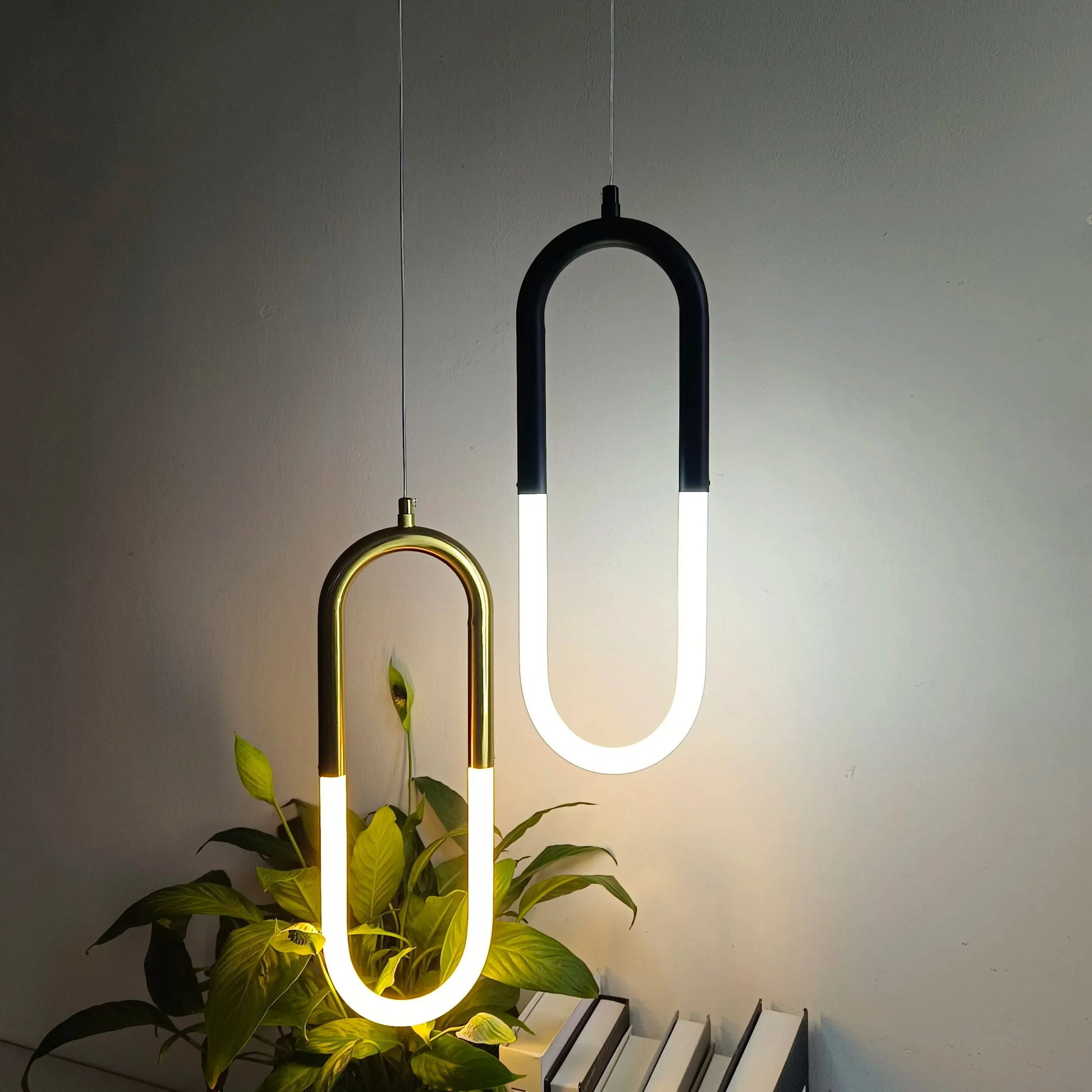 Luminária Pendente Minimalista Metal e Led - Harmonia do lar